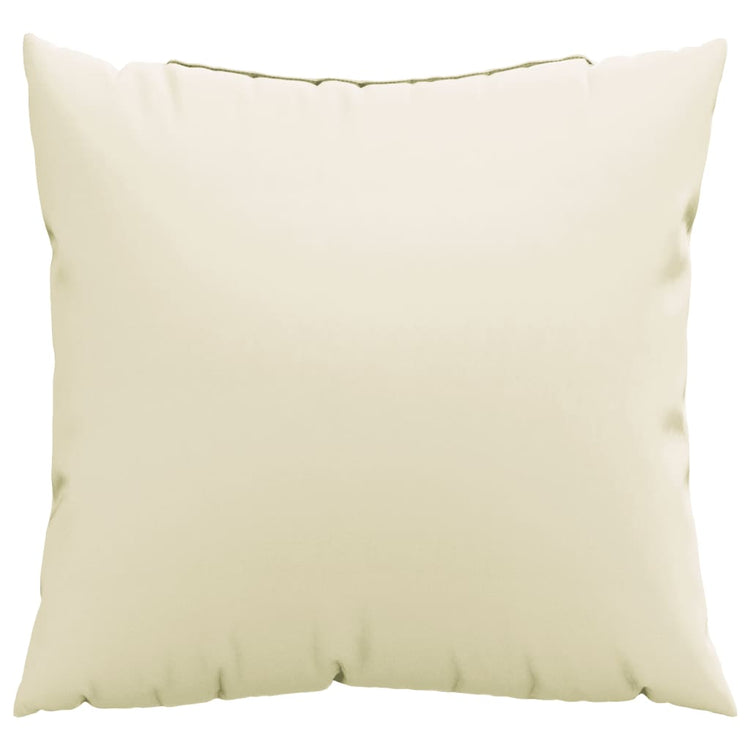 VIDAXL -Bankkissen 4 ST 50x50 cm Stoffcreme -Colored