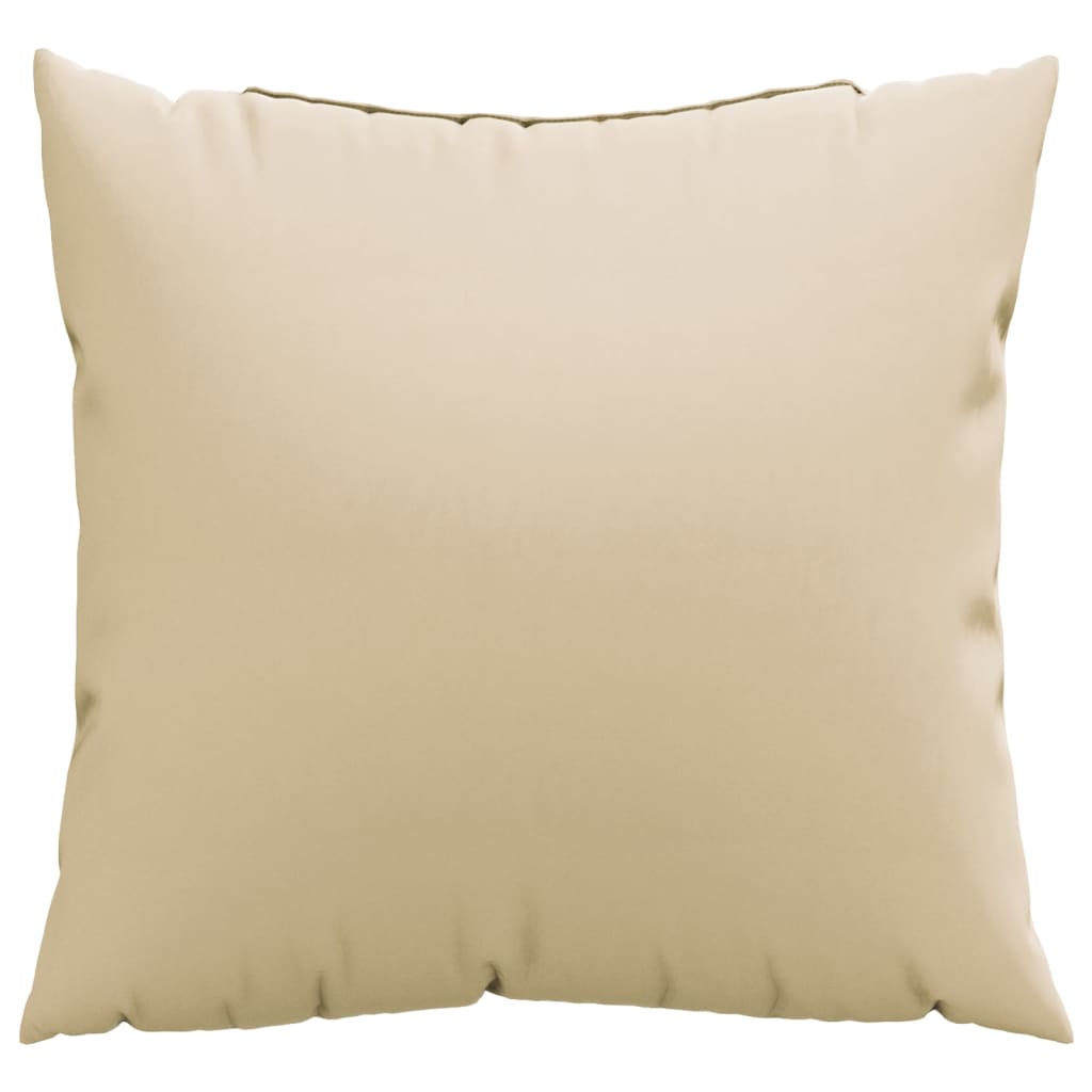 Vidaxl Bank Kissen 4 ST 50x50 cm Stoff Beige