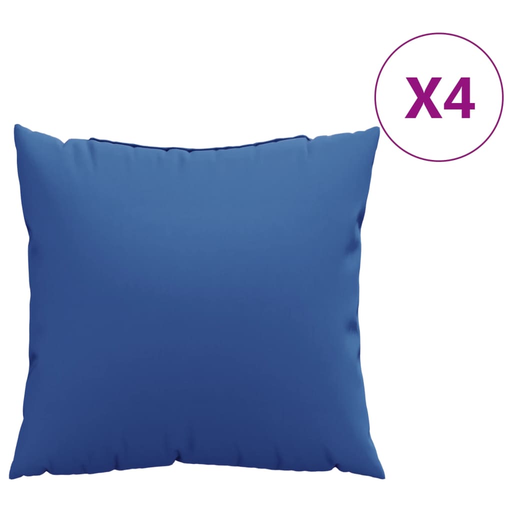 Vidaxl Bank Kissen 4 ST 50x50 cm Fabric Royal Blau