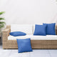 Vidaxl Bank Kissen 4 ST 50x50 cm Fabric Royal Blau