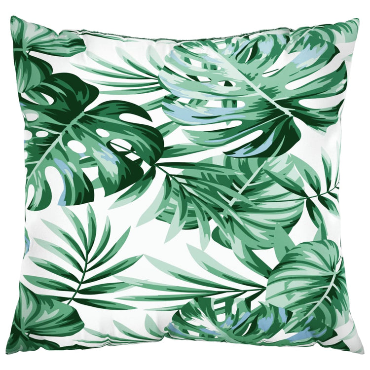 VidaXL Sofakissen 4 Stück Blattmuster 60x60 cm Stoff