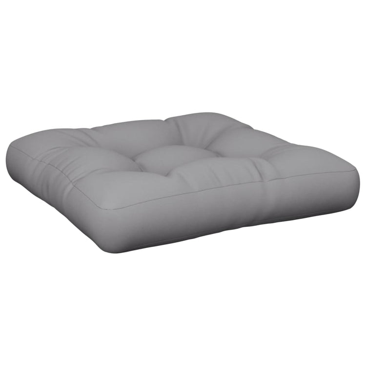 Vidaxl Palettenkissen 50x50x12 cm Stoff grau
