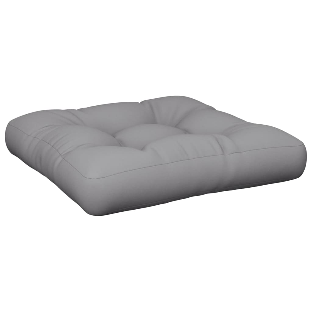 Vidaxl Palettenkissen 50x50x12 cm Stoff grau