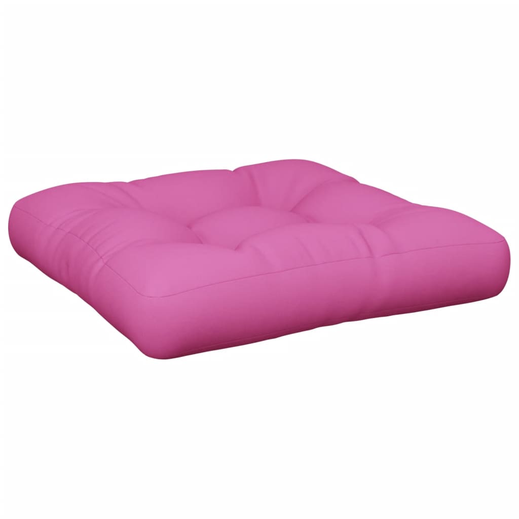 Vidaxl Palettenkissen 50x50x12 cm Stoff rosa