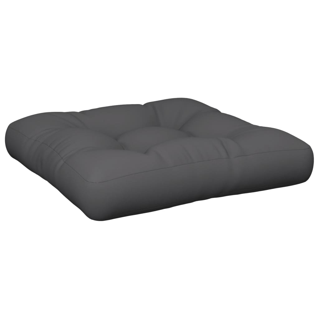 Vidaxl Palettenkissen 60x60x12 cm Stoff grau