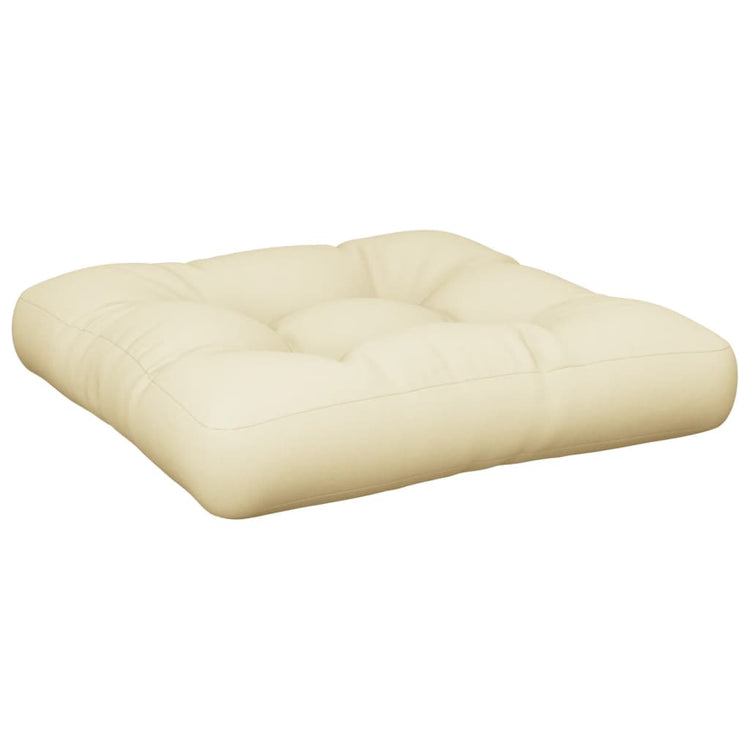 VIDAXL -Palettenkissen 60x60x12 cm Stoffcreme -Colored