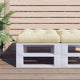 VIDAXL -Palettenkissen 60x60x12 cm Stoffcreme -Colored