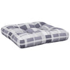 Vidaxl Palettenkissen 60x60x12 cm Fabric Diamond Muster grau