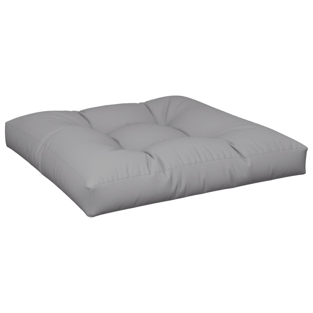 VIDAXL -Palettenkissen 70x70x12 cm Stoff grau