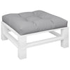 VIDAXL -Palettenkissen 70x70x12 cm Stoff grau