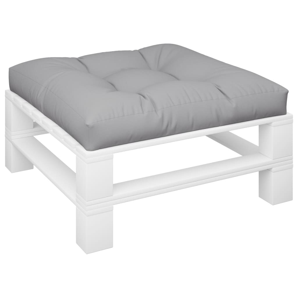 VIDAXL -Palettenkissen 70x70x12 cm Stoff grau