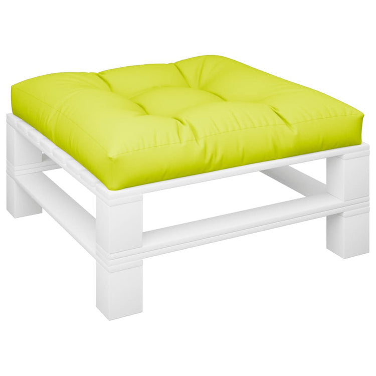 Vidaxl Palettenkissen 70x70x12 cm Stoff klar grün