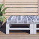 Vidaxl Palettenkissen 70x70x12 cm Fabric Diamond Muster grau