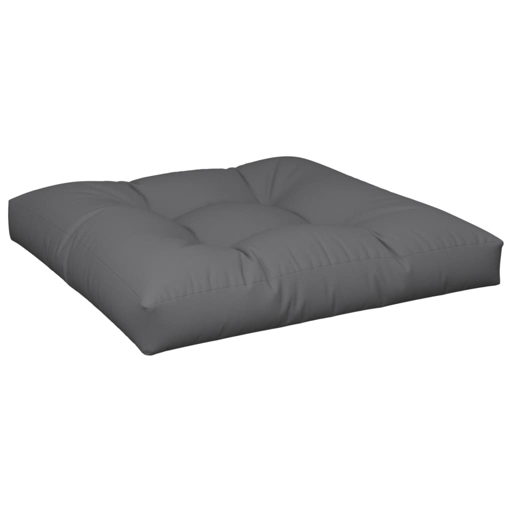 Vidaxx Palettenkissen 80x80x12 cm Stoff Anthrazit