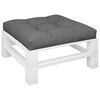 Vidaxx Palettenkissen 80x80x12 cm Stoff Anthrazit