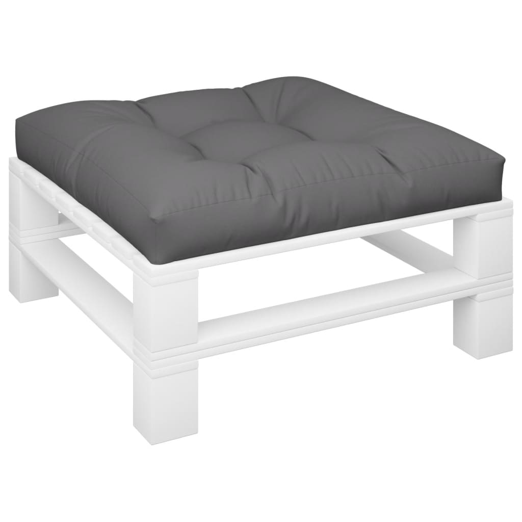 Vidaxx Palettenkissen 80x80x12 cm Stoff Anthrazit