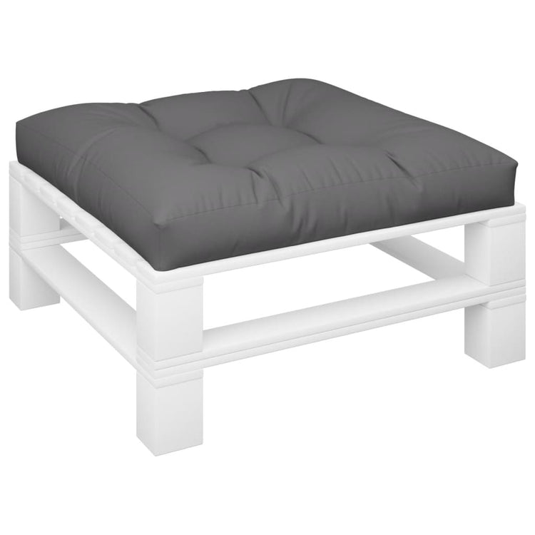 Vidaxx Palettenkissen 80x80x12 cm Stoff Anthrazit