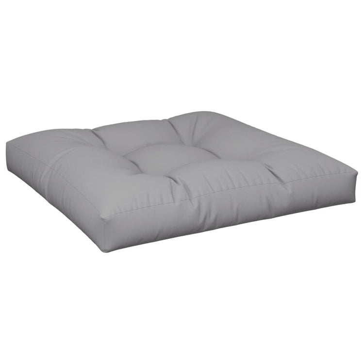 Vidaxl Palettenkissen 80x80x12 cm Stoff grau
