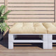 VIDAXL -Palettenkissen 80x80x12 cm Stoff Beige