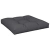 Vidaxl Palettenkissen 80x80x12 cm Stoff schwarz