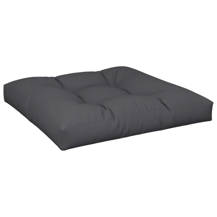 Vidaxl Palettenkissen 80x80x12 cm Stoff schwarz