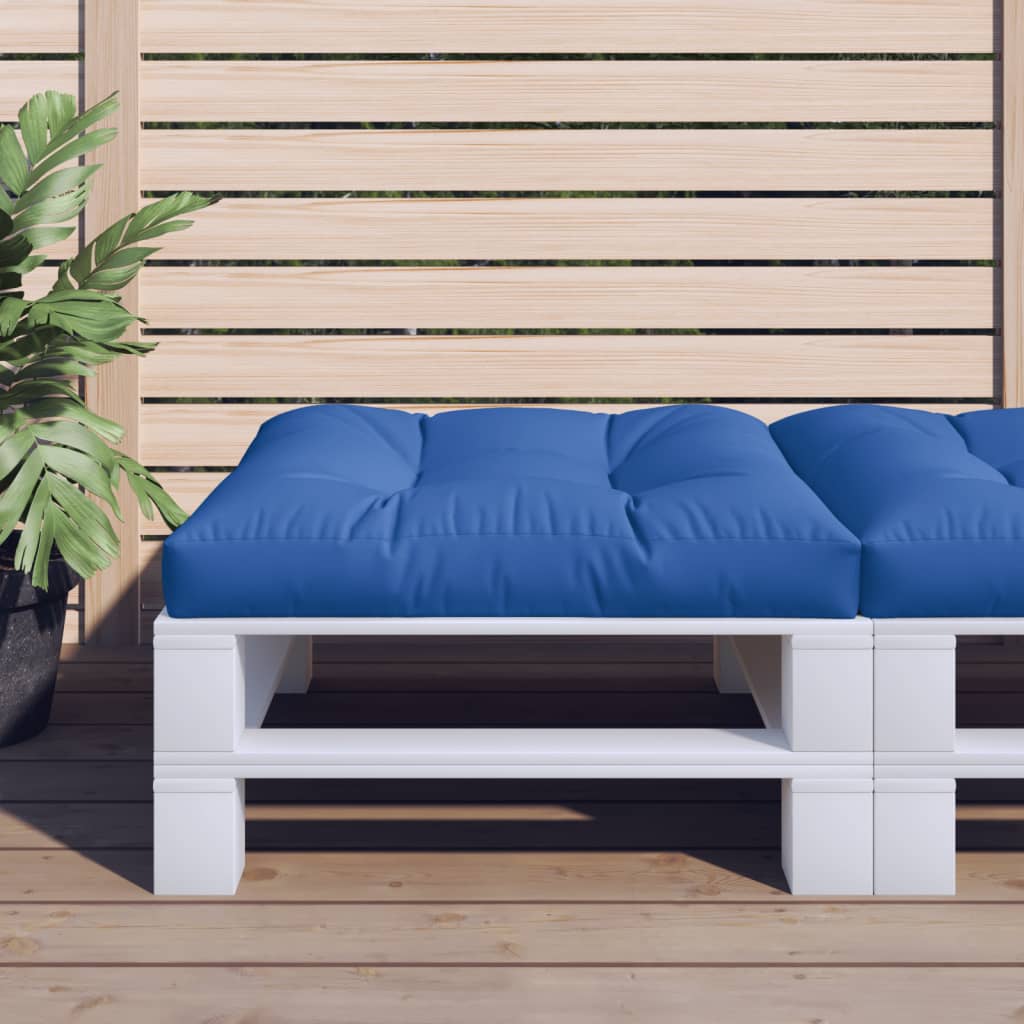 Vidaxl Palettenkissen 80x80x12 cm Fabric Royal Blue