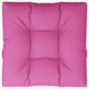 Vidaxl Palettenkissen 80x80x12 cm Stoff rosa