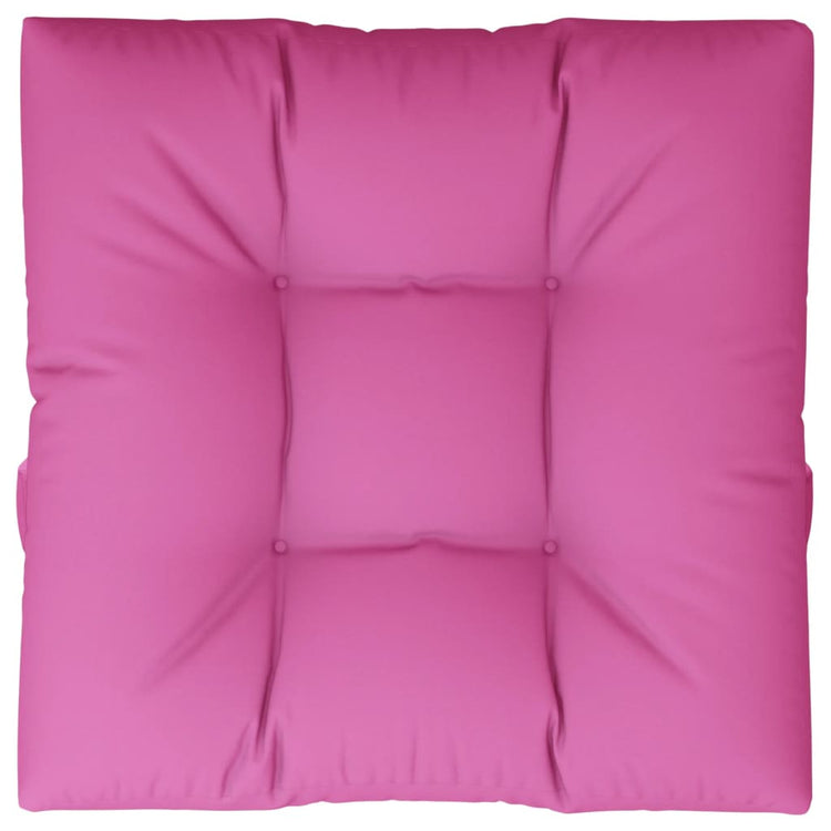 Vidaxl Palettenkissen 80x80x12 cm Stoff rosa
