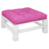 Vidaxl Palettenkissen 80x80x12 cm Stoff rosa