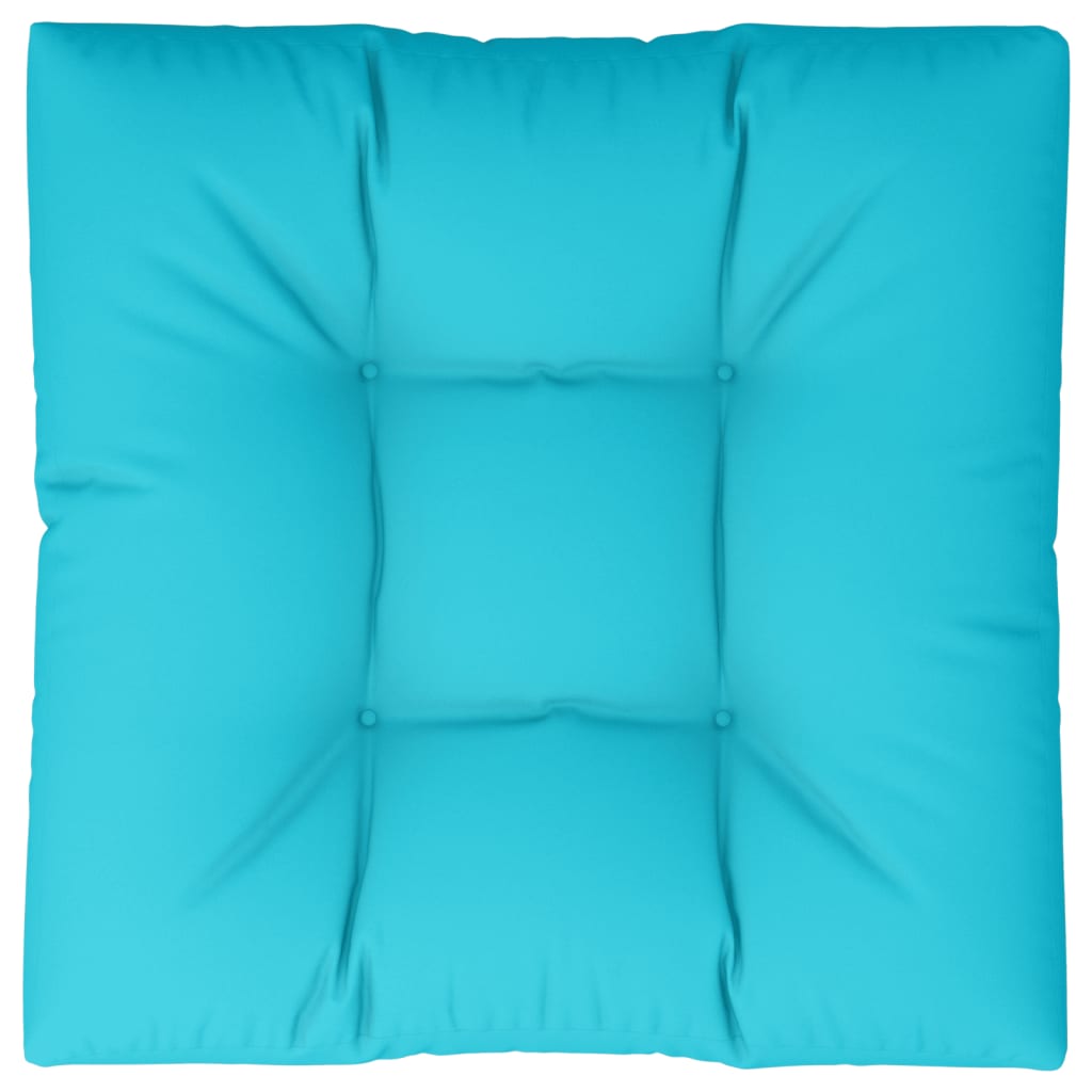 Vidaxl Palettenkissen 80x80x12 cm Stoff Türkis