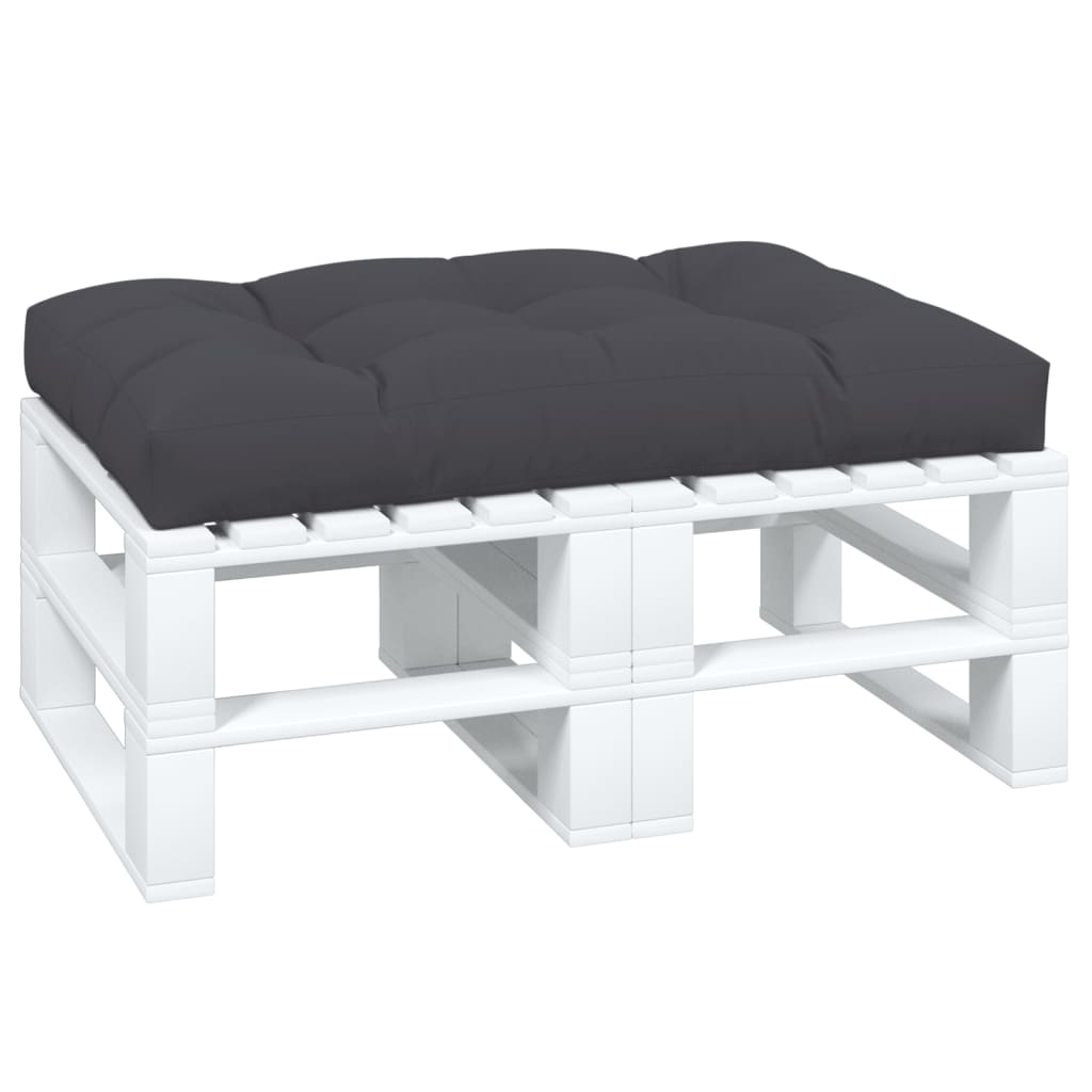VidaXL Palettenkissen 120x80x12 cm Stoff Anthrazit