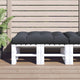 VidaXL Palettenkissen 120x80x12 cm Stoff Anthrazit