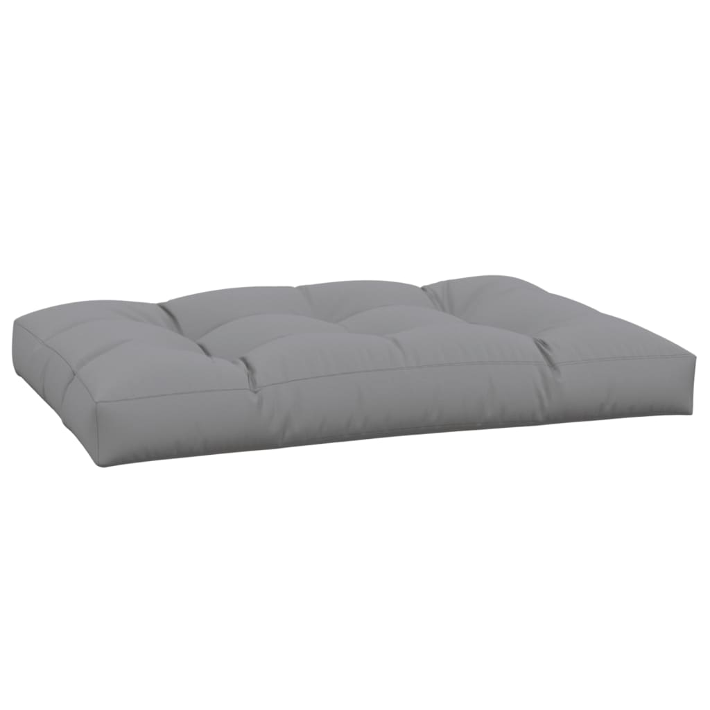 VidaXL Palettenkissen 120x80x12 cm Stoff grau