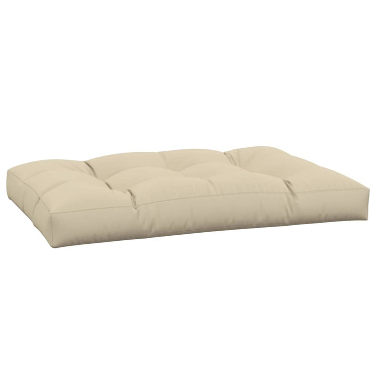 VidaXL Palettenkissen 120x80x12 cm Stoff beige