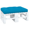 VidaXL Palettenkissen 120x80x12 cm Stoff blau