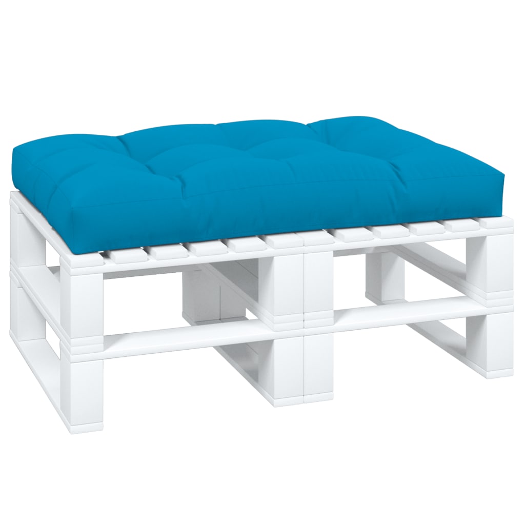 VidaXL Palettenkissen 120x80x12 cm Stoff blau