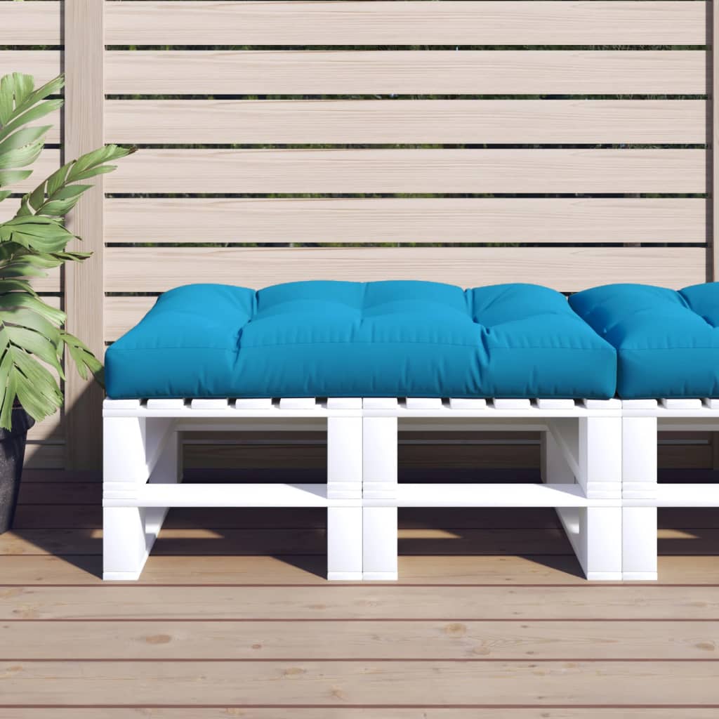 VidaXL Palettenkissen 120x80x12 cm Stoff blau