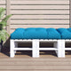 VidaXL Palettenkissen 120x80x12 cm Stoff blau