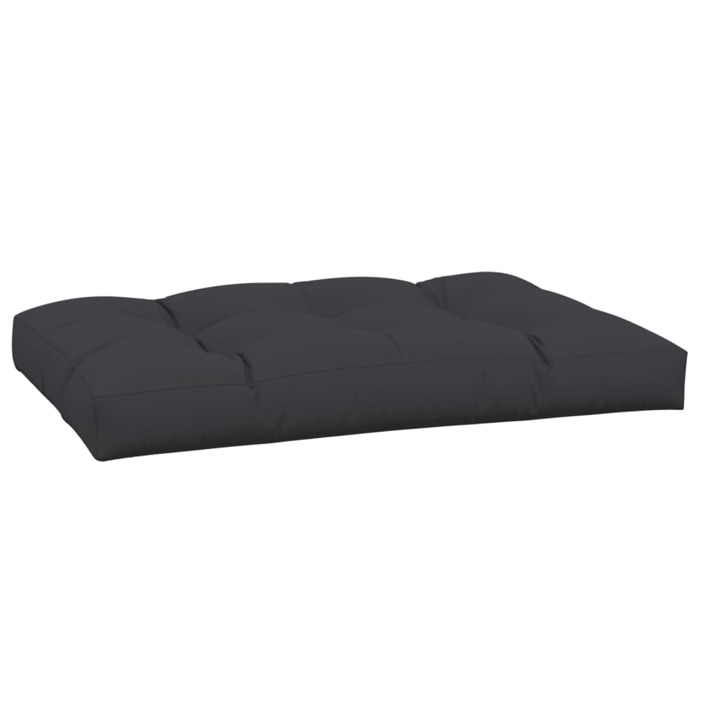 VidaXL Palettenkissen 120x80x12 cm Stoff schwarz