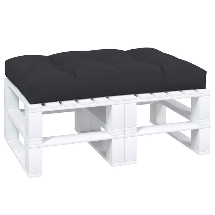 VidaXL Palettenkissen 120x80x12 cm Stoff schwarz