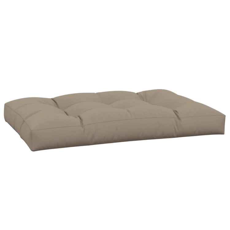 VIDAXL -Palettenkissen 120x80x12 cm Stofftaupe