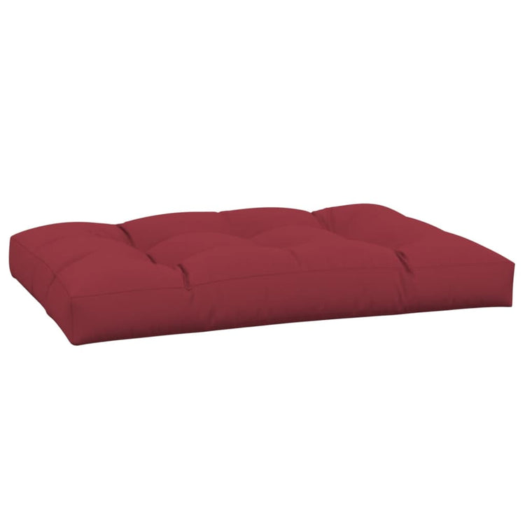 VidaXL Palettenkissen 120 x 80 x 12 cm Stoff weinrot