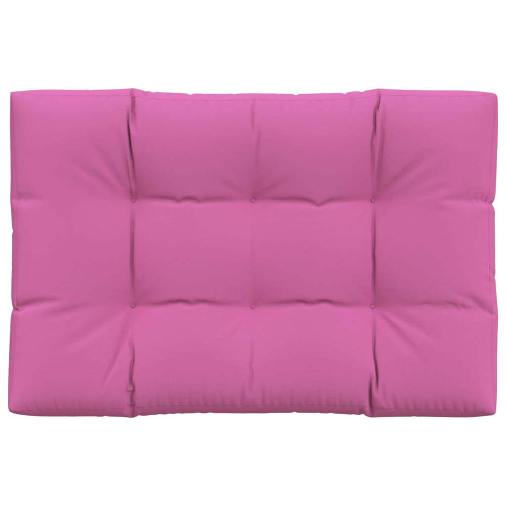 Vidaxl Palettenkissen 120x80x12 cm Stoff rosa