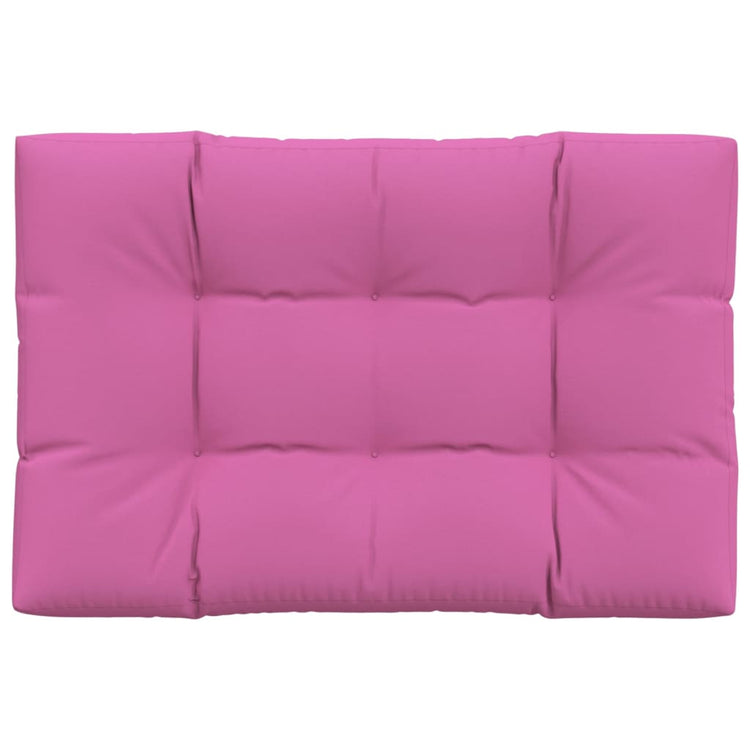 Vidaxl Palettenkissen 120x80x12 cm Stoff rosa