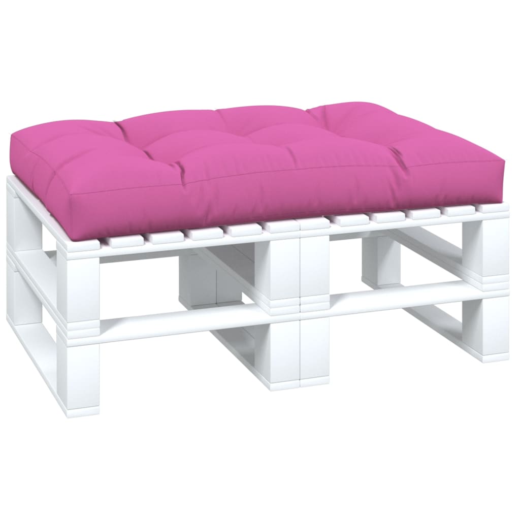 Vidaxl Palettenkissen 120x80x12 cm Stoff rosa