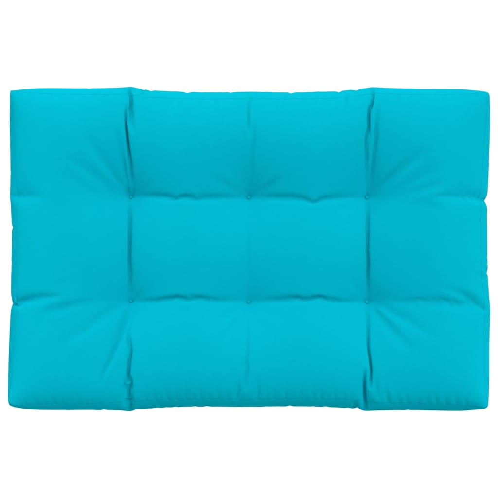 VIDAXL -Palettenkissen 120x80x12 cm Stoff Türkis