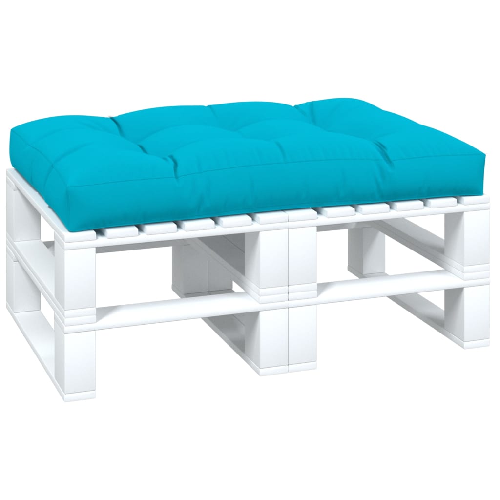 VIDAXL -Palettenkissen 120x80x12 cm Stoff Türkis