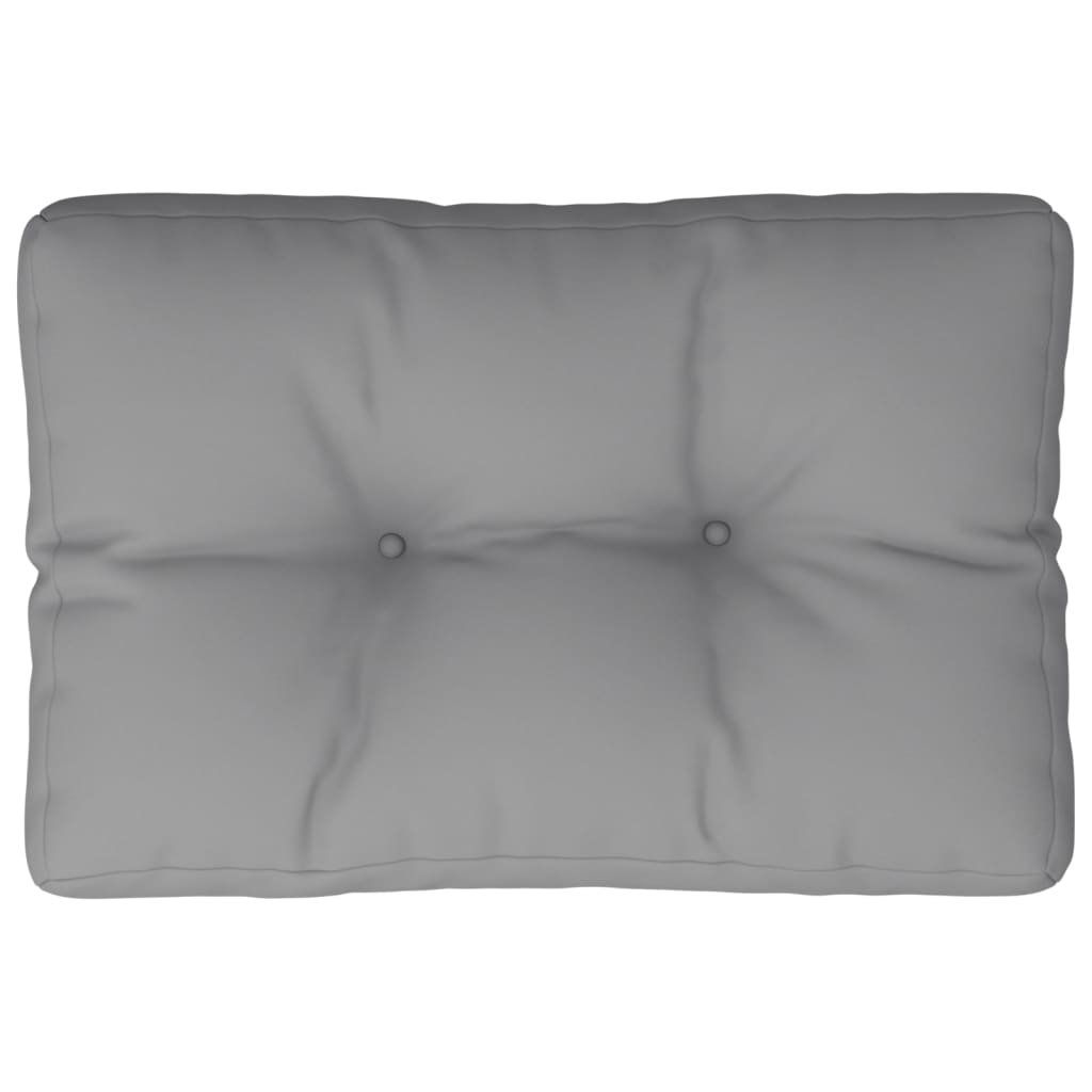 VIDAXL -Palettenkissen 50x40x12 cm Stoff grau