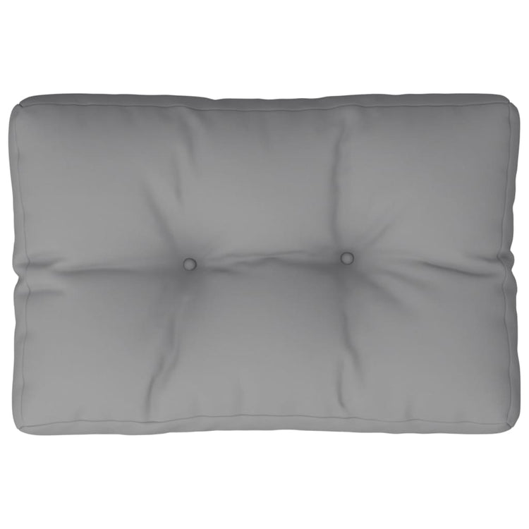 VIDAXL -Palettenkissen 50x40x12 cm Stoff grau