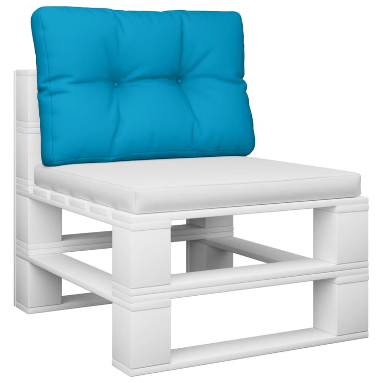 Vidaxl Palettenkissen 50x40x12 cm Stoff hellblau